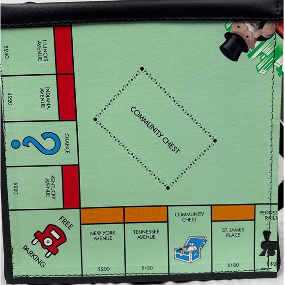 Red Barn Collections Monopoly Board Purse, NWT - Picture 7 of 12